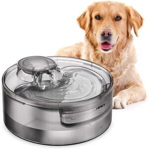 Dog Water Fountain, 170oz/1.3Gallon/5L Large Automatic Pet Water Dispenser